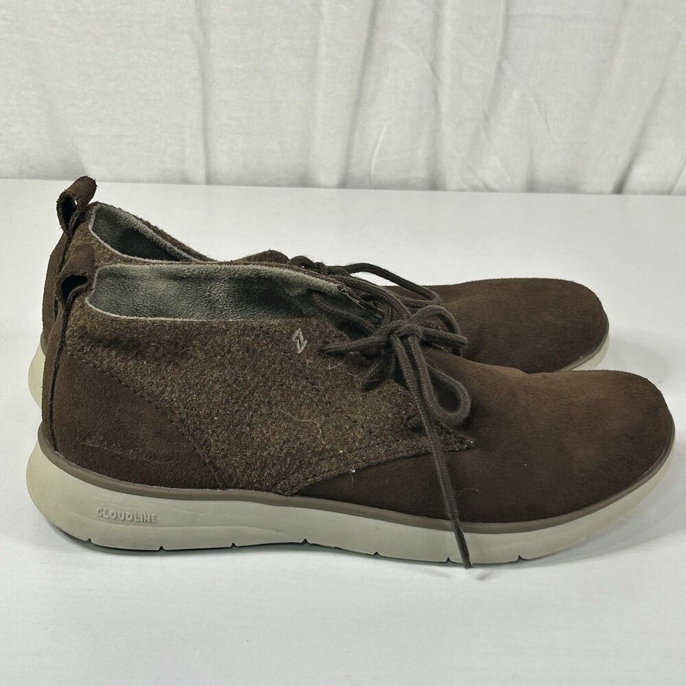 Eddie Bauer Boots Womens 6.5 Atlas Cloudline Desert Chukka 0119-237 Brown Suede